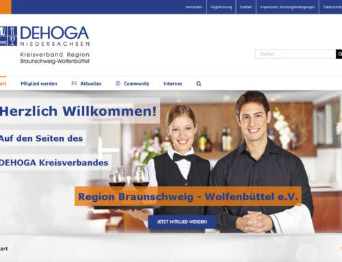 Webseite vom DEHOGA Kreisverband Region Harz e.V.
